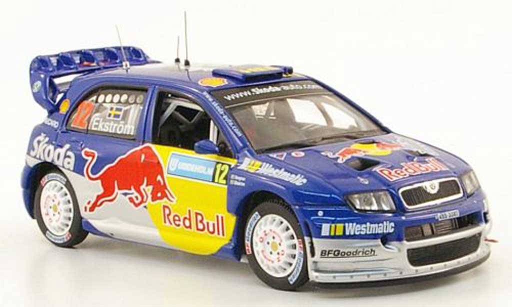Skoda Fabia WRC 1/43 IXO WRC No.12 Rally Schweden 2006 modelauto
