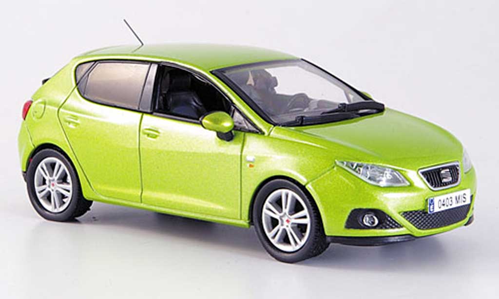 Seat Ibiza 1/43 J Collection clair-groen 5-portes 2008 modelauto