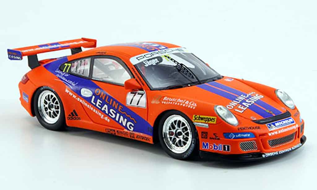 Porsche 997 GT3 CUP 1/43 Spark GT3 Cup 2008 No.77 Online Leasing Carrera Cup modelauto