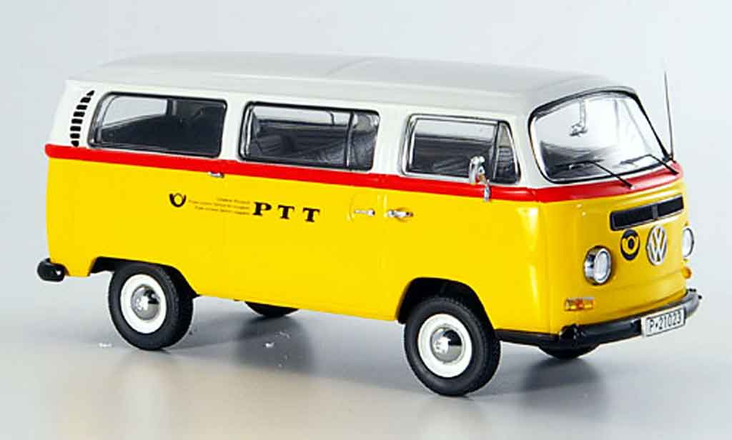 Volkswagen Combi 1/43 Schuco t2a bus ptt reisepost modelauto