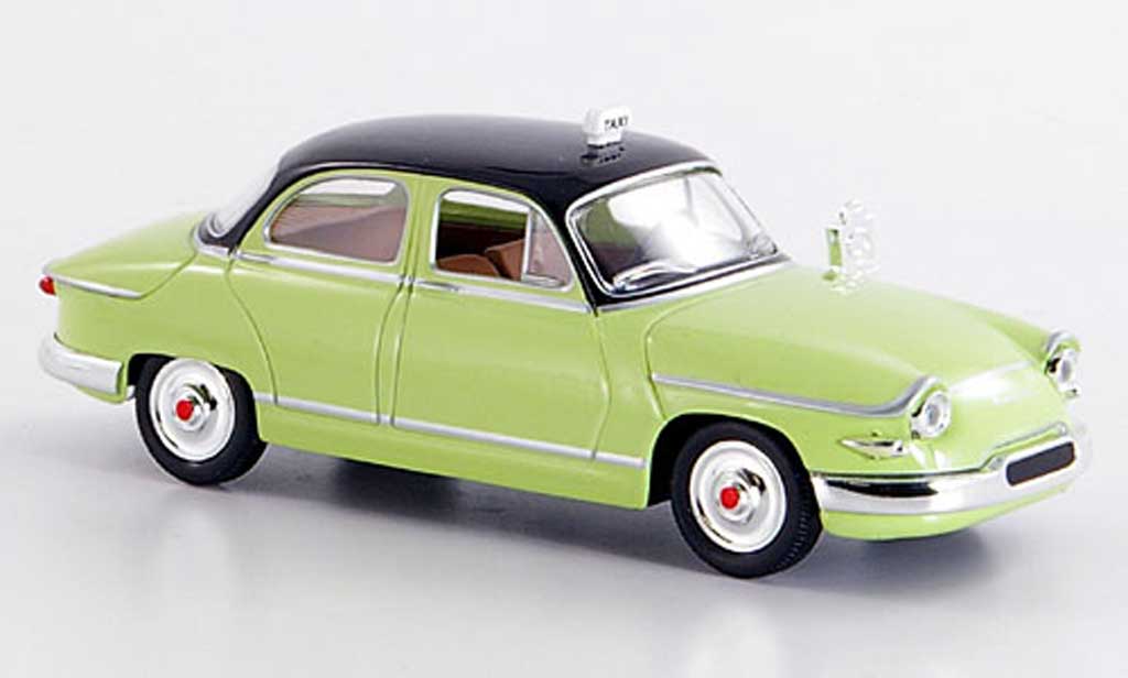 Panhard PL17 1/43 Solido Taxi grun-zwart 1961 modelauto