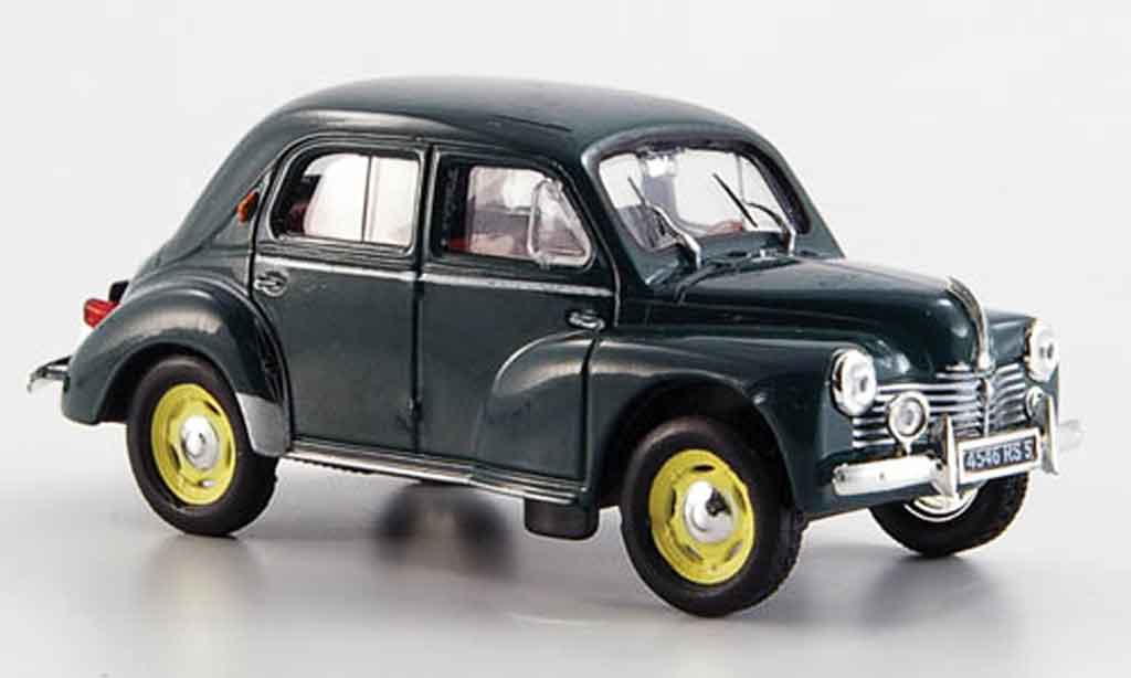 Renault 4CV 1/43 Eligor grand luxe grun 1950 modelauto