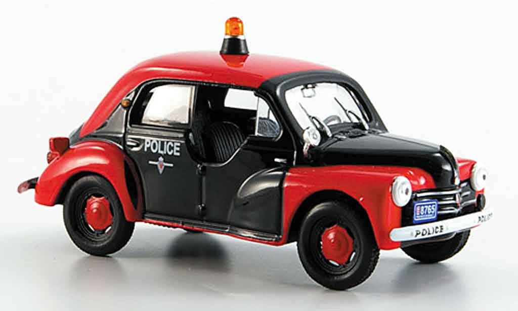 Renault 4CV 1/43 Eligor politie r1062 1956 modelauto