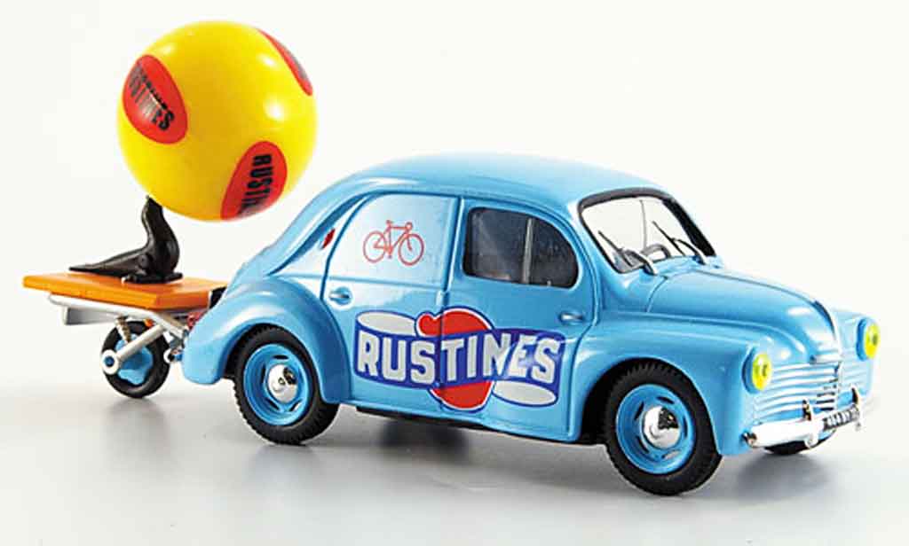 Renault 4CV 1/43 Eligor werbefahrzeug rustines 1951 modelauto