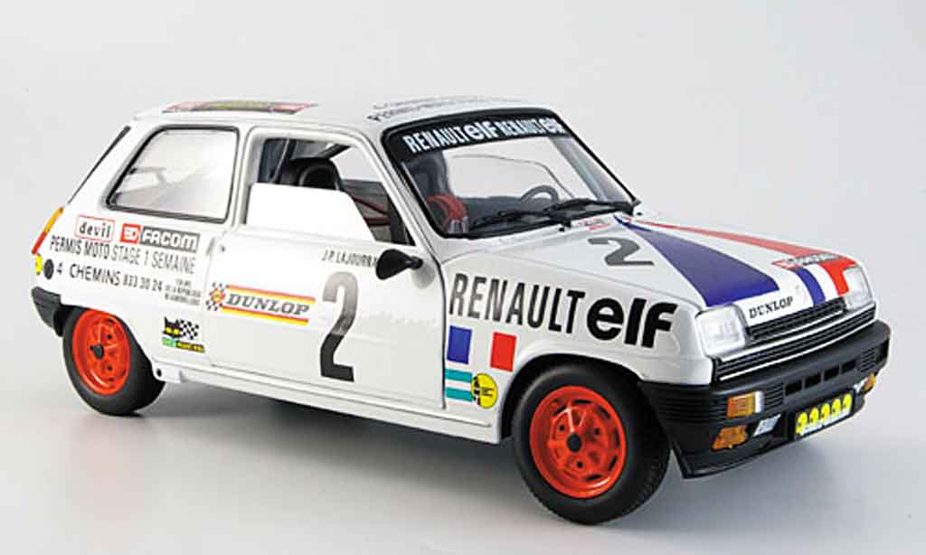 Renault 5 Alpine 1/18 Solido Alpine no.2 lajournade 1977 modelauto