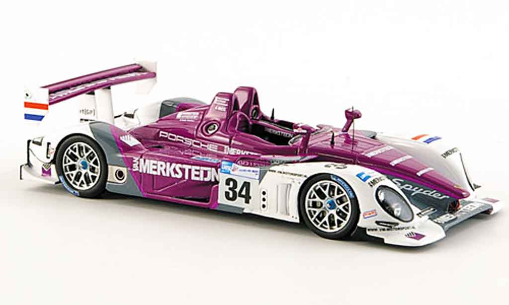 Porsche RS Spyder 1/43 Spark Spyder No.34 1. Le Mans 2008 modelauto
