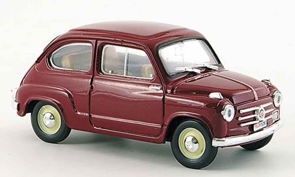 Fiat 600 1/43 Brumm Polizia Stradale politie 1955 modelauto