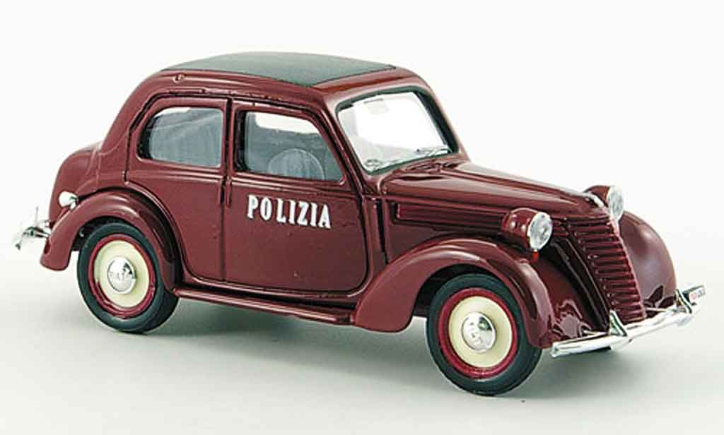 Fiat 1100 1950 1/43 Brumm 1950 E Polizia Stradale politie modelauto