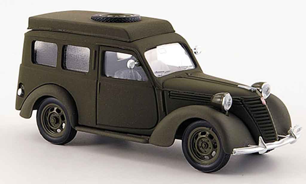 Fiat 1100 1950 1/43 Brumm 1950 Furgone Carabinieri Radiomobile politie modelauto