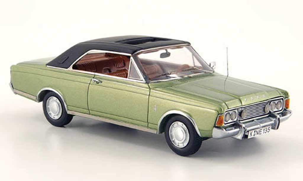 Ford Taunus 1971 1/43 Neo 1971 20M (P7b) Coupe grun/zwart modelauto