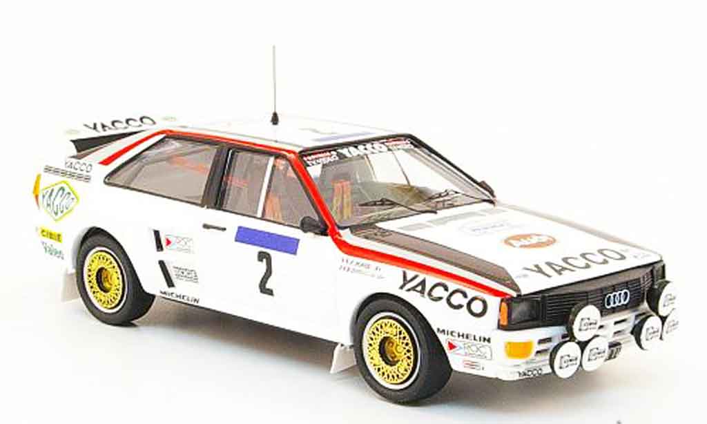 Audi Quattro 1/43 Trofeu No.2 Yacco Tour de France Auto 1984 modelauto