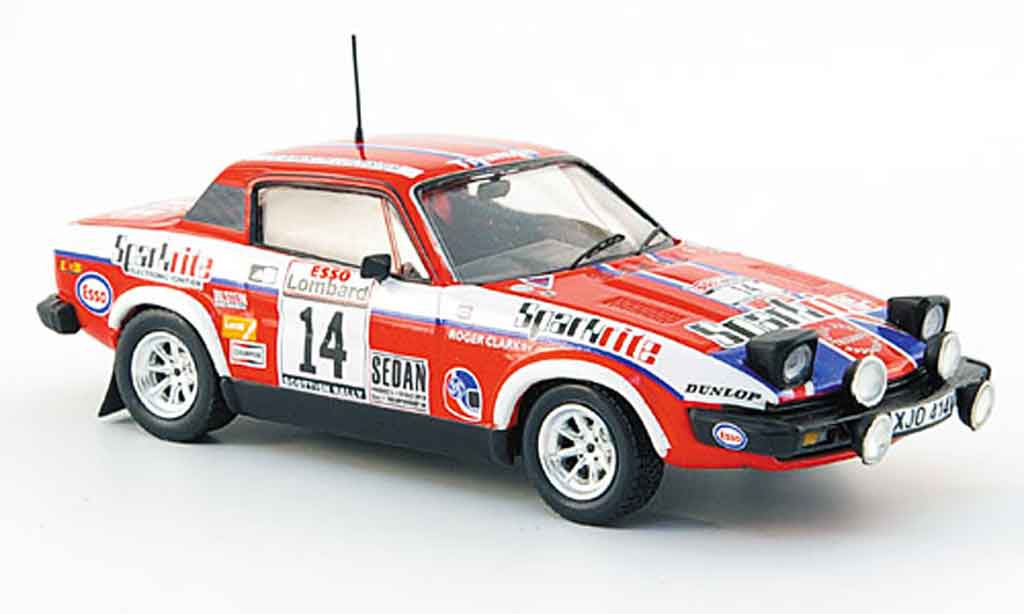 Triumph TR7 1980 1/43 Trofeu 1980 No.14 Sparkrite Rally Schottland modelauto