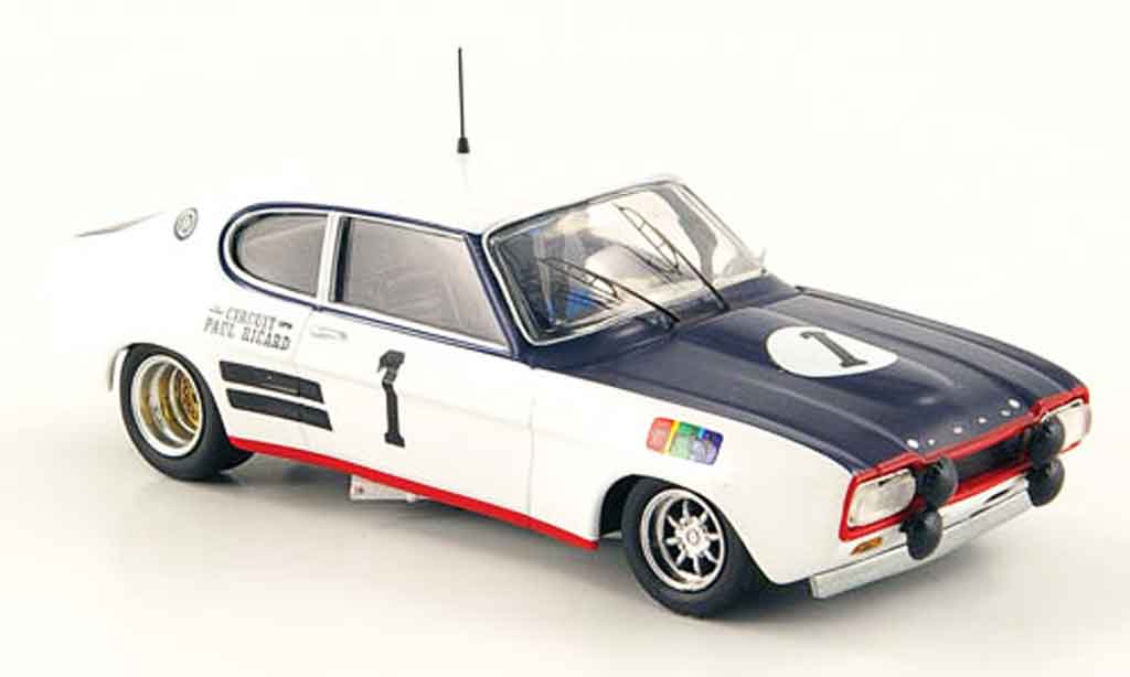 Ford Capri 1/43 Trofeu MK I 2600 No.1 6h Paul Ricard 1971 modelauto