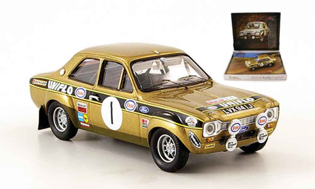 Ford Escort MK1 1/43 Trofeu MK1 No.1 Uniflo Sieger Dunkeries Rally 1972 modelauto