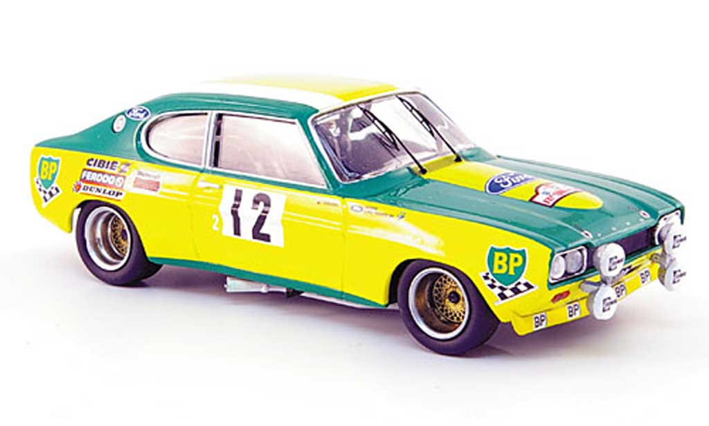 Ford Capri 2600 1/43 Trofeu 2600 No.12 Siebter Platz Tour de Corse 1972 modelauto