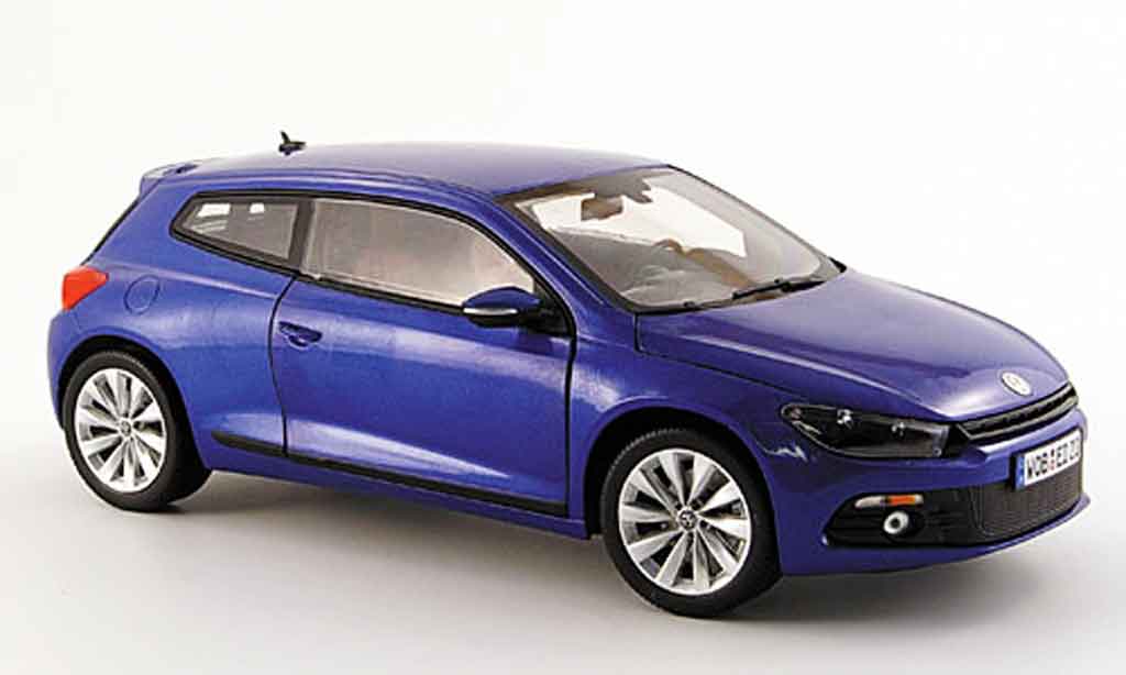 Volkswagen Scirocco 1/18 Norev 3 blauw 2008 modelauto