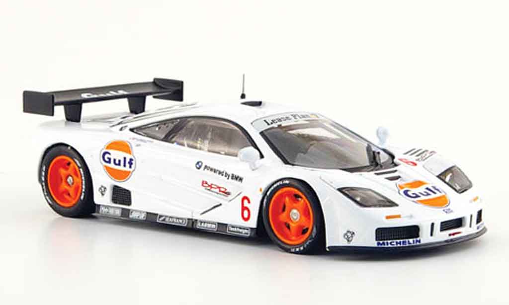 McLaren F1 1/43 IXO GTR No.6 Gulf BPR Paul Ricard 1996 modelauto