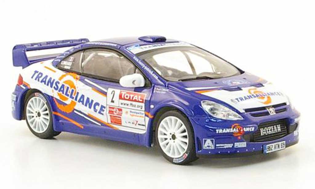 Peugeot 307 WRC 1/43 IXO WRC No.2 Transalliance Rally Cevennes 2007 modelauto