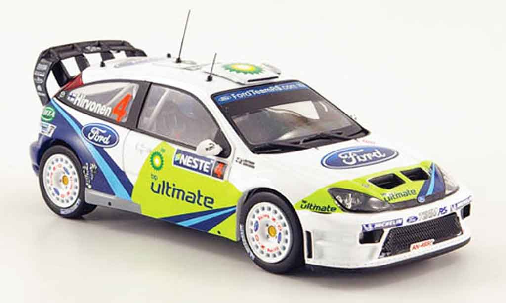 Ford Focus RS WRC 1/43 IXO RS WRC No.4 BP Rally Finland 2005 modelauto