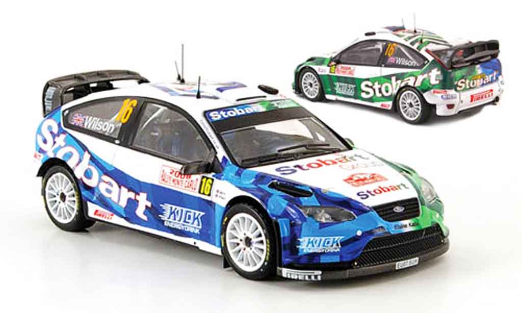 Ford Focus RS WRC 1/43 IXO RS WRC 07 No.16 Rally Monte Carlo 2008 modelauto