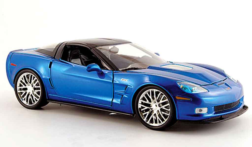 Chevrolet Corvette C6 1/18 Jada Toys C6 blauw 2009 modelauto