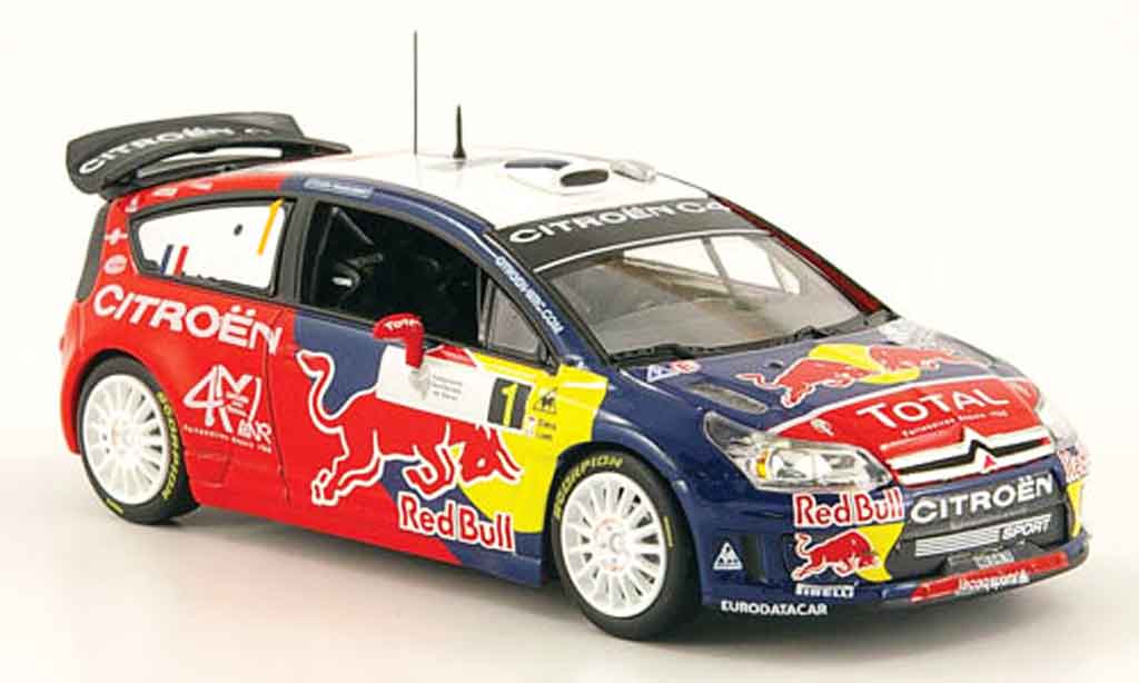 Citroen C4 WRC 2008 1/43 Norev WRC 2008 no.1 loeb elena tour de corse modelauto
