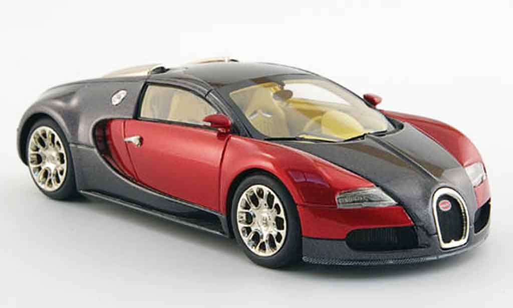 Bugatti Veyron 16.4 1/43 Look Smart 16.4 anthrazit rood 2008 modelauto