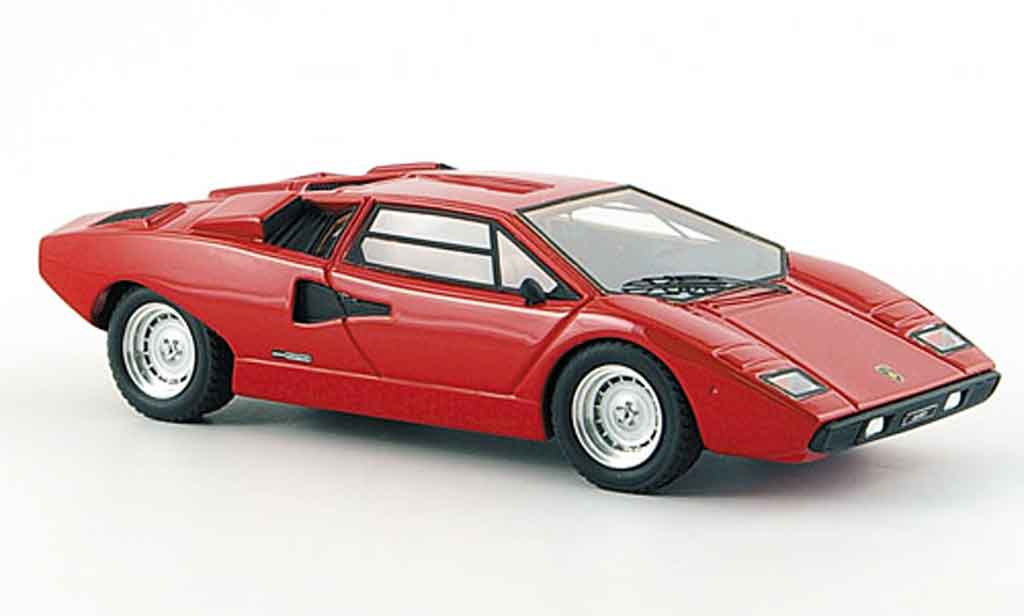 Lamborghini Countach LP 400 1/43 Look Smart LP 400 rood 1978 modelauto