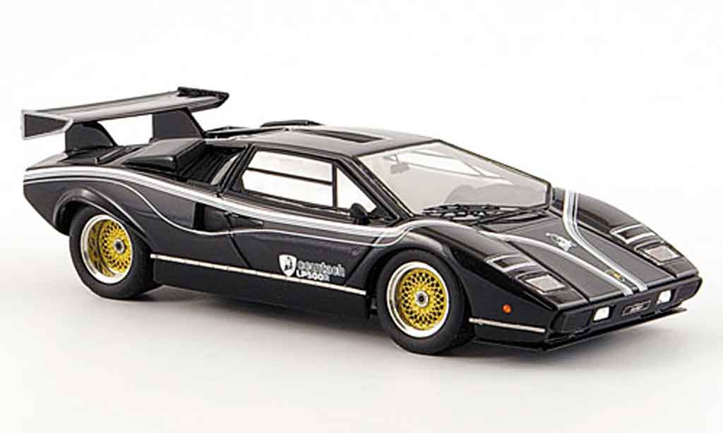 Lamborghini Countach LP 500 1/43 Look Smart LP 500 r zwart modelauto