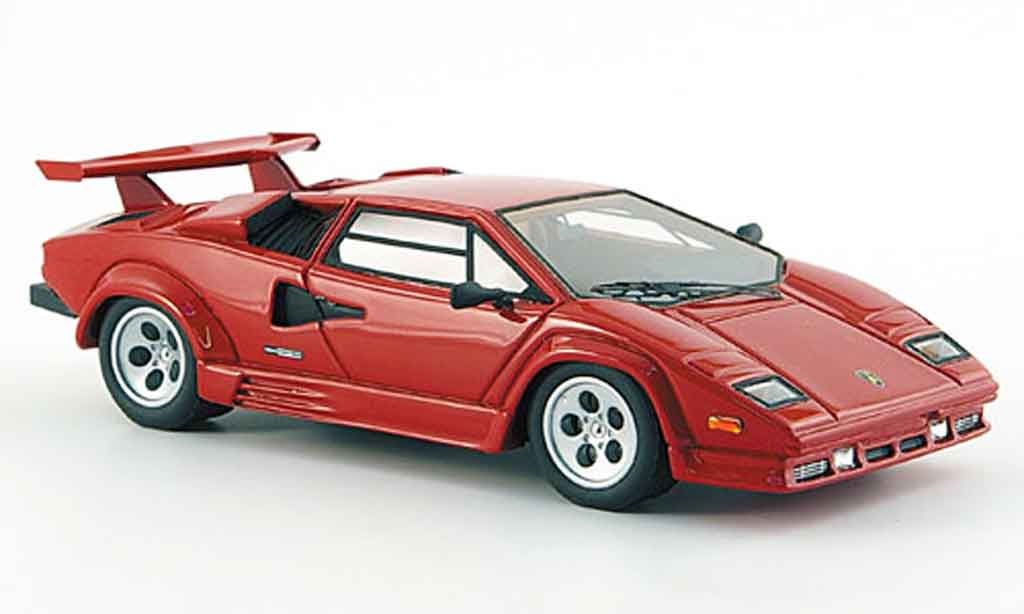 Lamborghini Countach 5000 Quattrovalvole 1/43 Look Smart 5000 Quattrovalvole rood us version modelauto