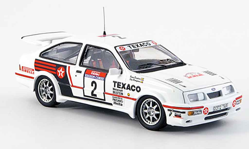 Ford Sierra Cosworth RS 1/43 Trofeu Cosworth RS Cosworth No.2 Texaco Tour de Corse 1987 modelauto