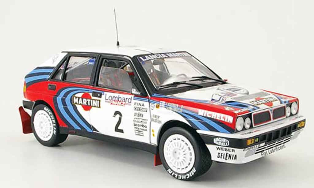 Lancia Delta HF Integrale 1/18 Sun Star HF Integrale 16v no.2 martini rallye gb 1991 modelauto