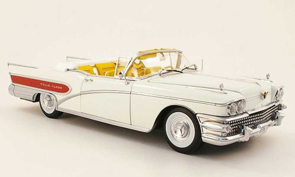 Buick Limited 1/18 Sun Star cabriolet wells fargo wit 1958 modelauto