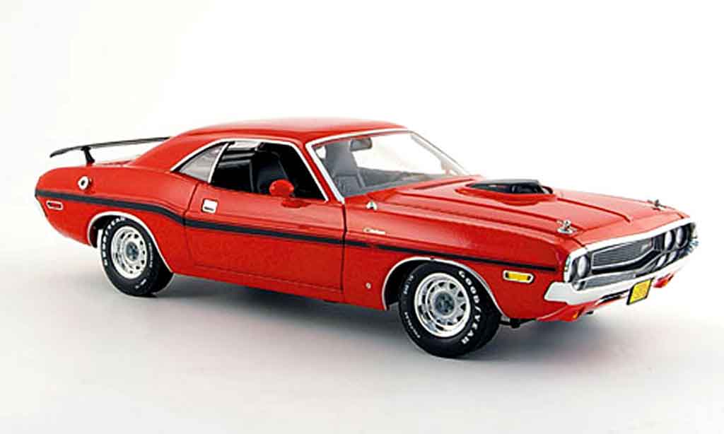 Dodge Challenger 1970 1/18 Greenlight 1970 r t 426 hemi rood zwart modelauto