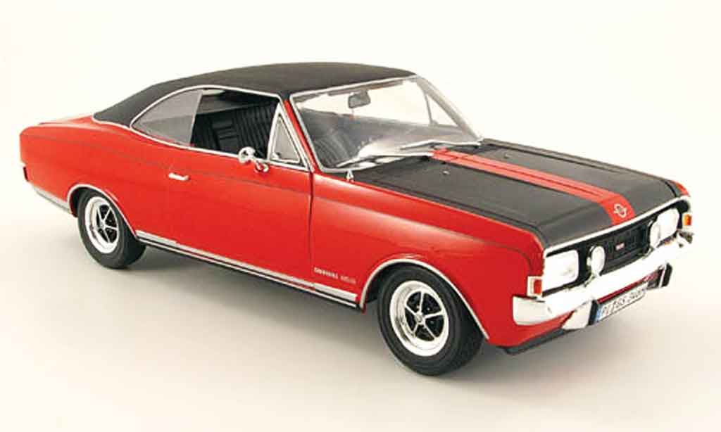 Opel Commodore A 1/18 Revell A coupe gs/e rood/zwart 1970 modelauto