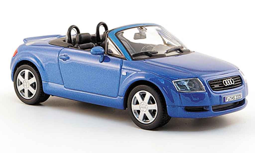 Audi TT Roadster 1/43 Solido Roadster 8N blauw 2004 modelauto