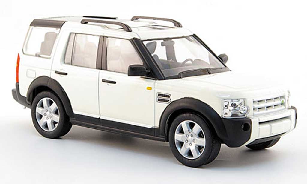 Land Rover Discovery 1/43 Solido 3 wit/zwart 2004 modelauto