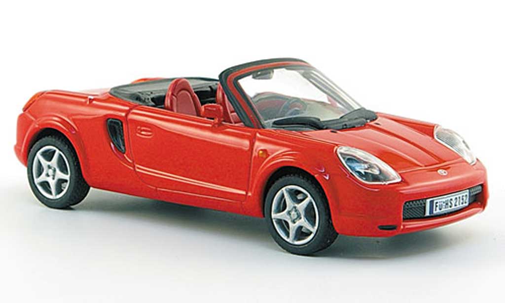 Toyota MR 1/43 Solido 2 (W3) rood 2000 modelauto