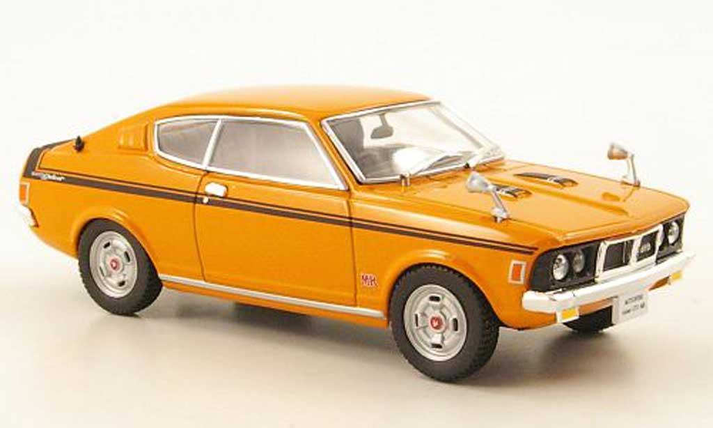 Mitsubishi Colt GTO 1/43 Norev GTO MR galant oranje 1970 modelauto