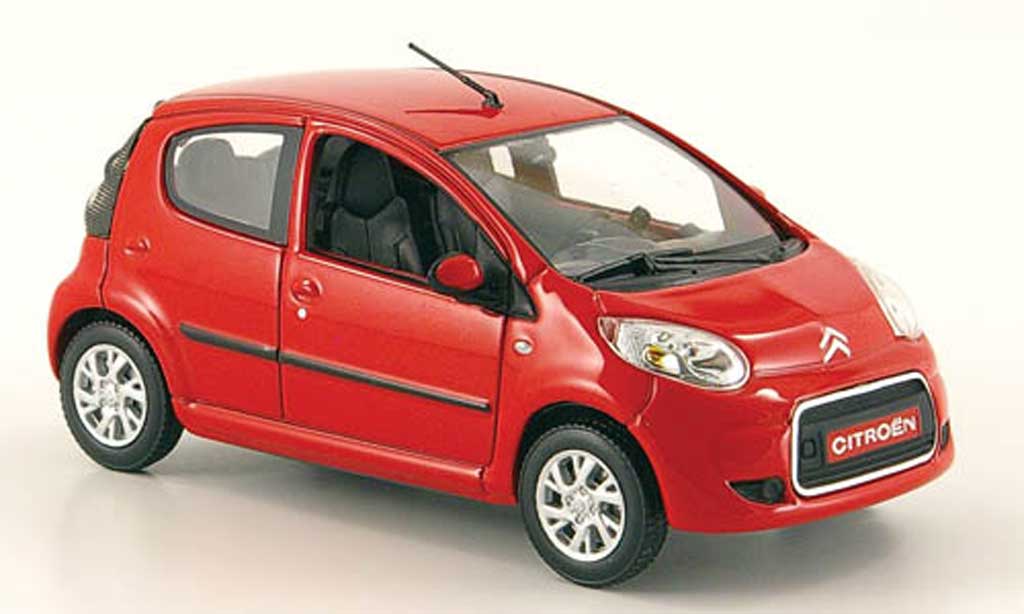 Citroen C1 1/43 Norev rood 2009 modelauto