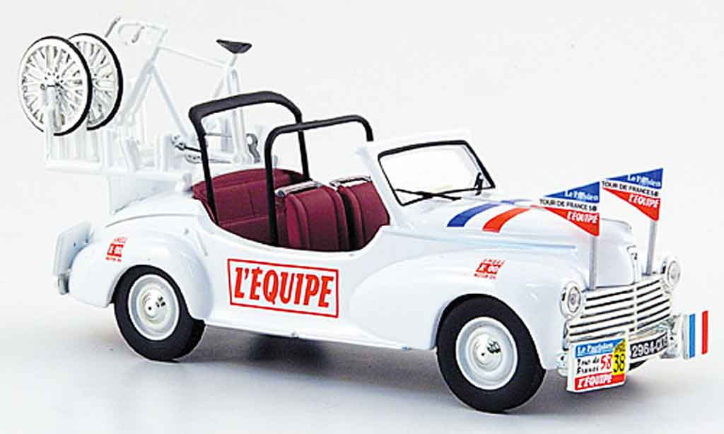 Peugeot 203 1/43 Norev assistance tour de france 1958 modelauto