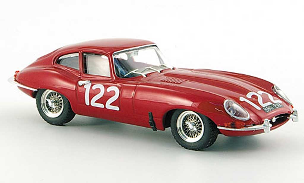 Jaguar E-Type 1963 1/43 Best 1963 E Coupe Targa Florio No.122 Ravetto/Baggio modelauto