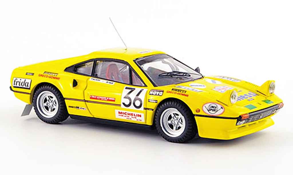 Ferrari 308 GTB 1/43 Best GTB gr. 2 monza no.36 facetti artioli 1983 modelauto