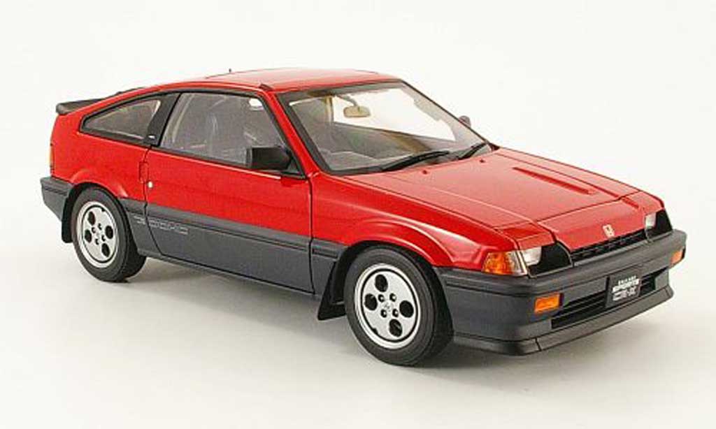 Honda CRX Si 1/18 Autoart Si ballade sports cr-x rood 1984 modelauto