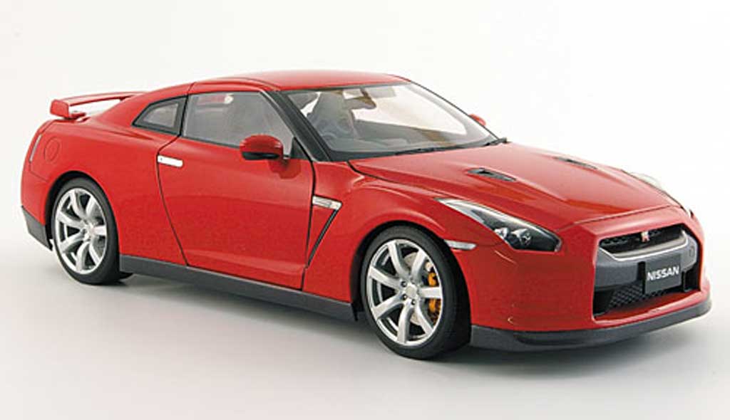 Nissan Skyline R35 1/18 Autoart R35 gt-r rood 2008 modelauto