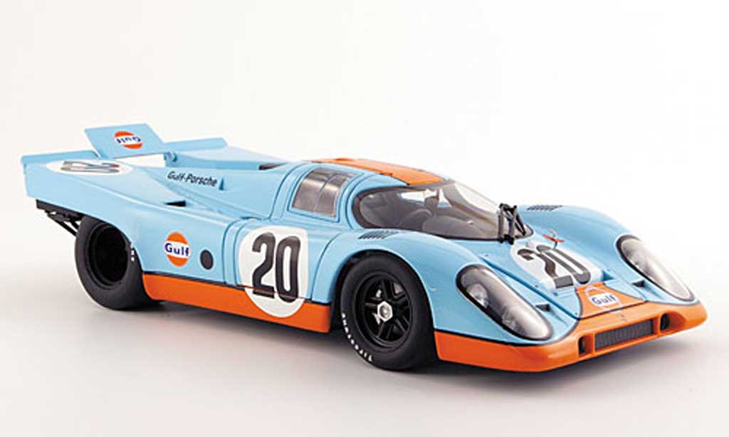 Porsche 917 1971 1/18 Autoart 1971 k no.20 gulf steve mcqueen 24h le mans modelauto