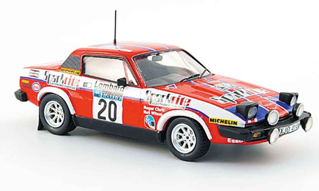 Triumph TR7 1980 1/43 Trofeu 1980 No.20 Sparkrite Clark Wilson RAC Rally modelauto