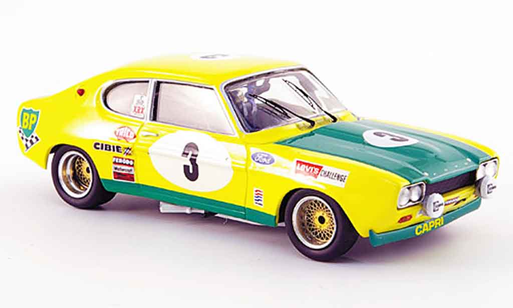 Ford Capri 2600 1/43 Trofeu 2600 No.3 Zweiter Platz 24H Spa 1972 modelauto