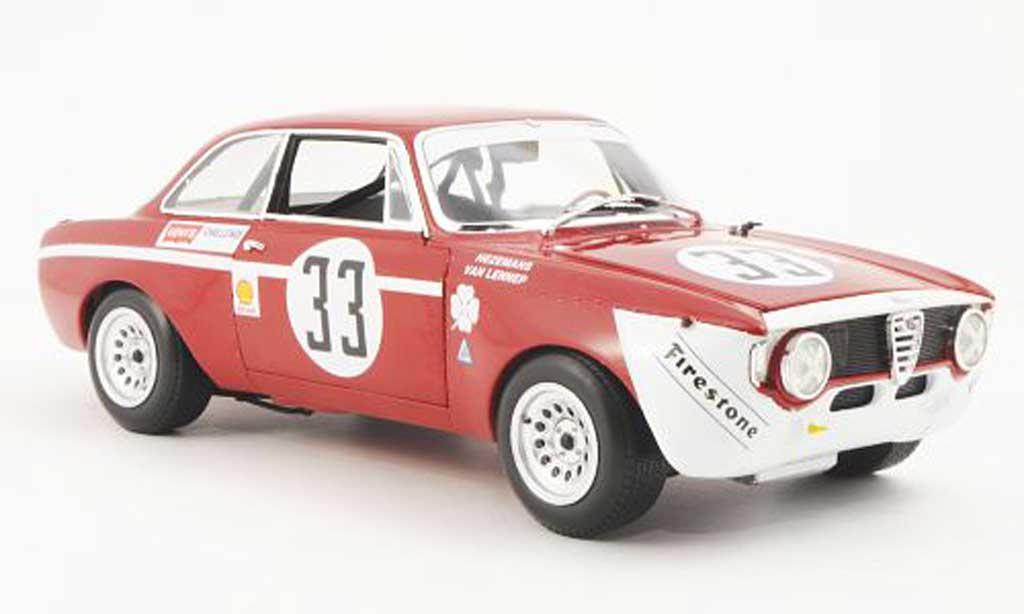Alfa Romeo Giulia 1300 GTA 1/18 Minichamps 1300 GTA Junior No.33 Hezemans/Van Lennep Jarama 1972 modelauto