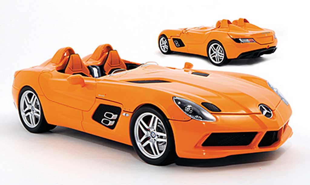 Mercedes SLR 1/18 Minichamps Stirling Moss (Z199) oranje modelauto